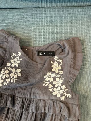 Vestido niña 2 años bordado