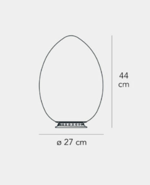 Lampada da tavolo UOVO media Fontana Arte