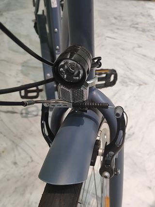 Bicicleta Mujer Btwin Gris