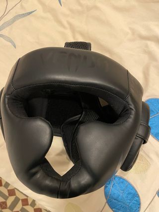Casco Venum Negro Boxeo MMA