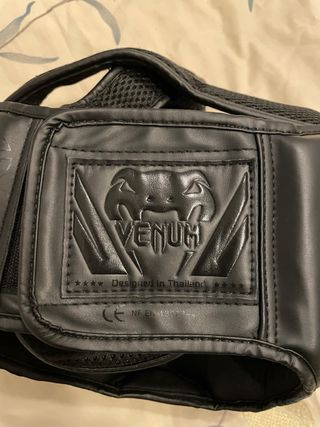 Casco Venum Negro Boxeo MMA