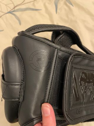 Casco Venum Negro Boxeo MMA