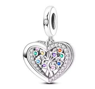 Colgante Corazón Árbol de la Vida pulsera Pandora