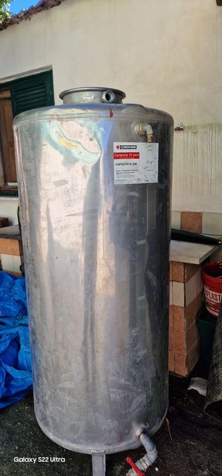 Serbatoio acciaio 500L con autoclave