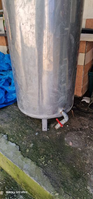 Serbatoio acciaio 500L con autoclave
