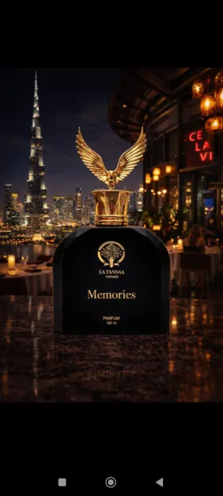 Perfume LATANSAA Memories Negro y Dorado