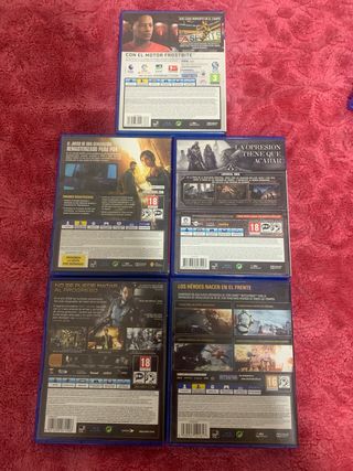 Pack 5 Juegos PS4: FIFA 17, The Last of Us, Assass