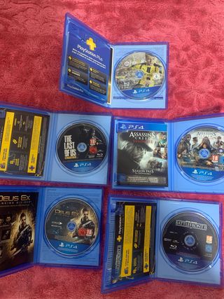 Pack 5 Juegos PS4: FIFA 17, The Last of Us, Assass
