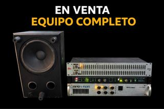 EQUIPO DE SONIDO PROFESIONAL COMPLETO