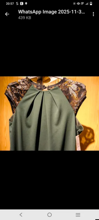 Vestido Circus Verde Talla L