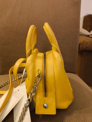 Bolso Mandarina Duck Amarillo de piel