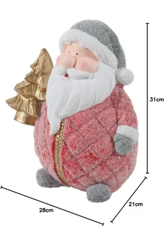 Figura Papá Noel Galileo Casa 31cm