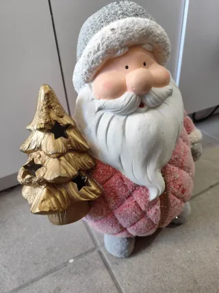 Figura Papá Noel Galileo Casa 31cm