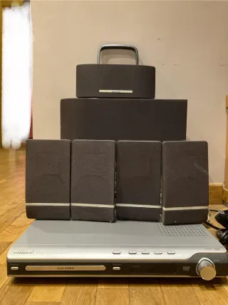 Home Cinema Philips Negro/Plata