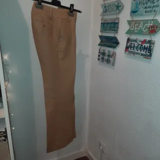 Traje Massimo Dutti Beige Mujer