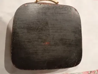 Neceser Vintage Mujer Beige y Dorado