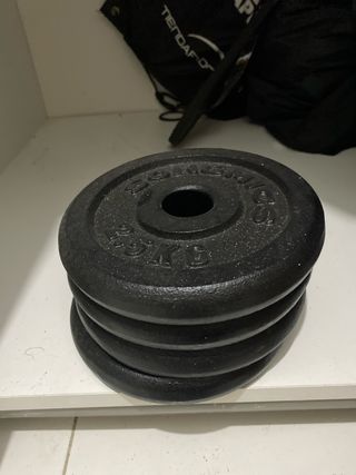 Pesas de gimnasio 2,5 kg