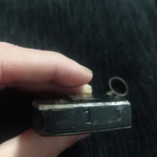 Antiguo candado francés con llave original