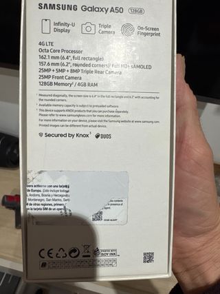 Samsung Galaxy A50 Negro/Azul