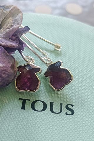 Conjunto TOUS Icon Color plata y amatista