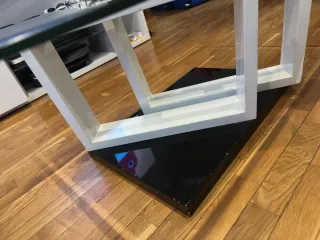 Mesa de centro de cristal