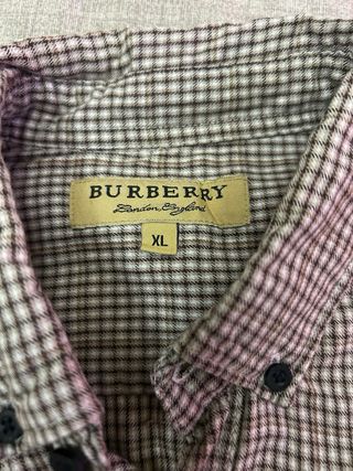 Camicia Burberry a Quadri Uomo XL