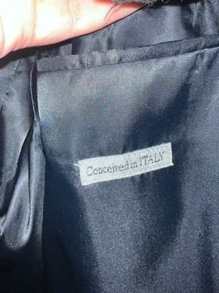 Abito uomo elegante blu effetto quadretto nuovo!