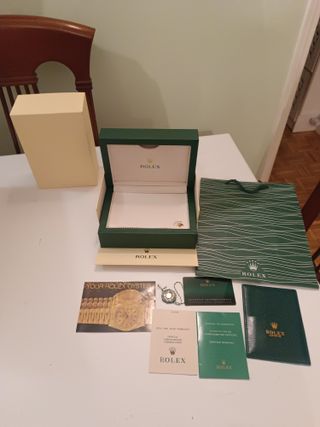 Caja y accesorios Rolex