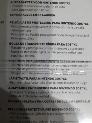"OFERTA"Pack funda+accesorios New 3DS XL y 3DS XL