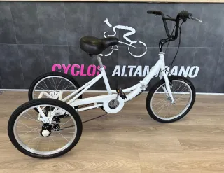 Bicicleta 3 Ruedas Blanca
