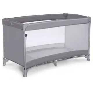 Parque cuna gris