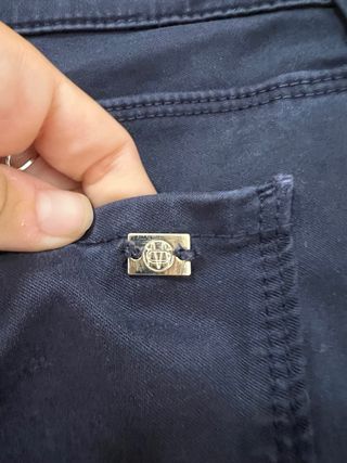 Pantalón azul marino Massimo Dutti