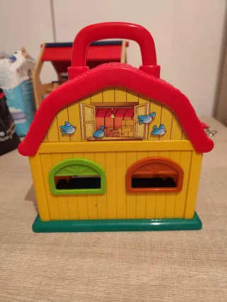 Granja almacenaje juguete