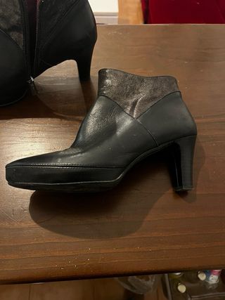 Botines Patricia Miller Piel Negro