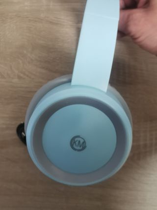 Auriculares Inalámbricos KM CS004 Azul/Gris