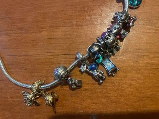 Pulsera y collar Pandora de plata s925