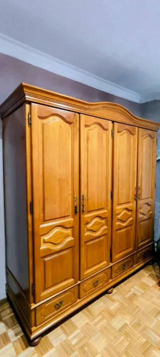 Pack dormitorio completo 6 piezas roble