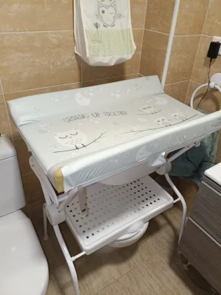 Bañera cambiador para bebé