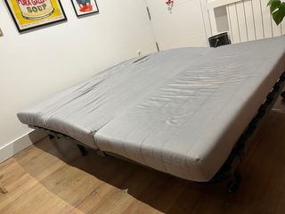 Divano letto grigio Ikea Lycksele Lovas