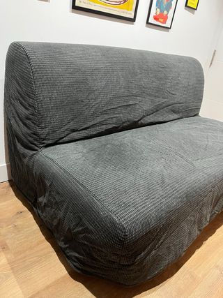 Divano letto grigio Ikea Lycksele Lovas