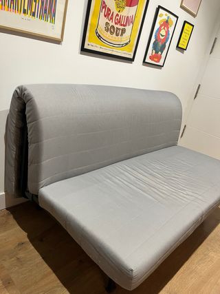 Divano letto grigio Ikea Lycksele Lovas