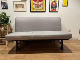 Divano letto grigio Ikea Lycksele Lovas
