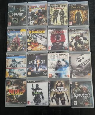 Lote 16 juegos PS3