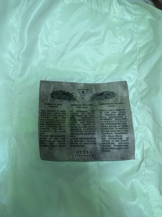 Abrigo Guess Blanco Talla S