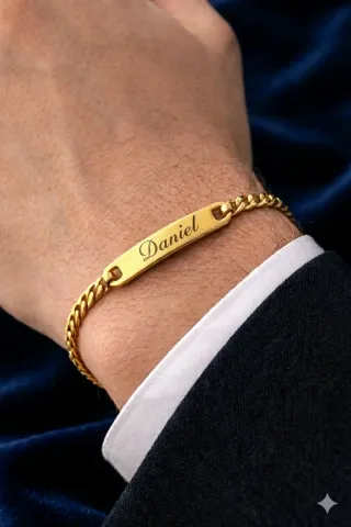 Pulseras Cubana Personalizadas