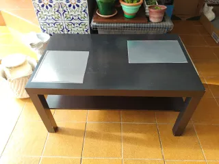 MESA BAJA NEGRA IKEA