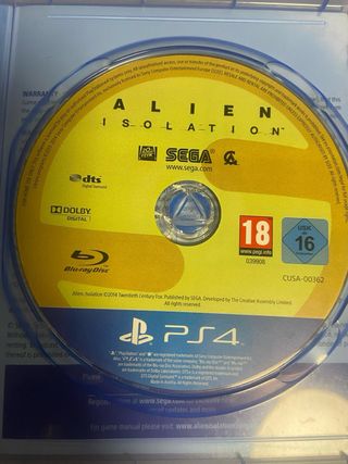 Alien Isolation PS4 (PlayStation 4) Survival Horro