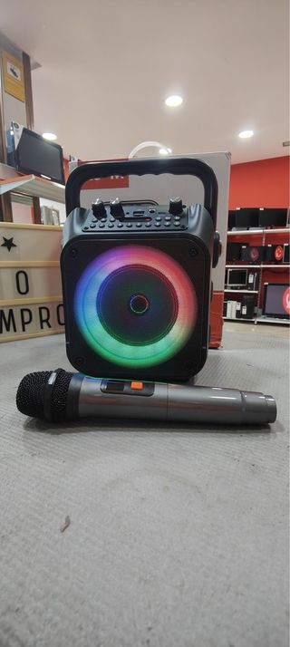 Altavoz Karaoke K9-M Bluetooth con 2 micros