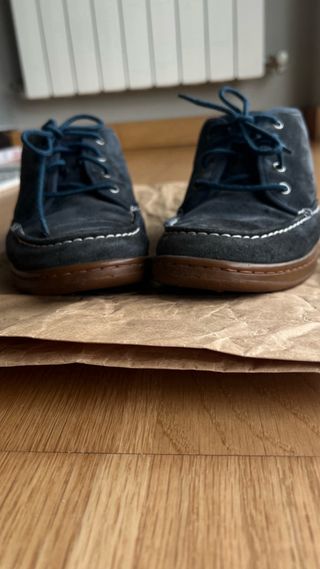 Mocasines azules con cordones “Timberland”