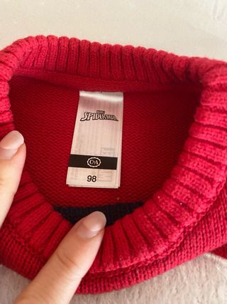 Jersey Spiderman Navidad.Talla 3 años!